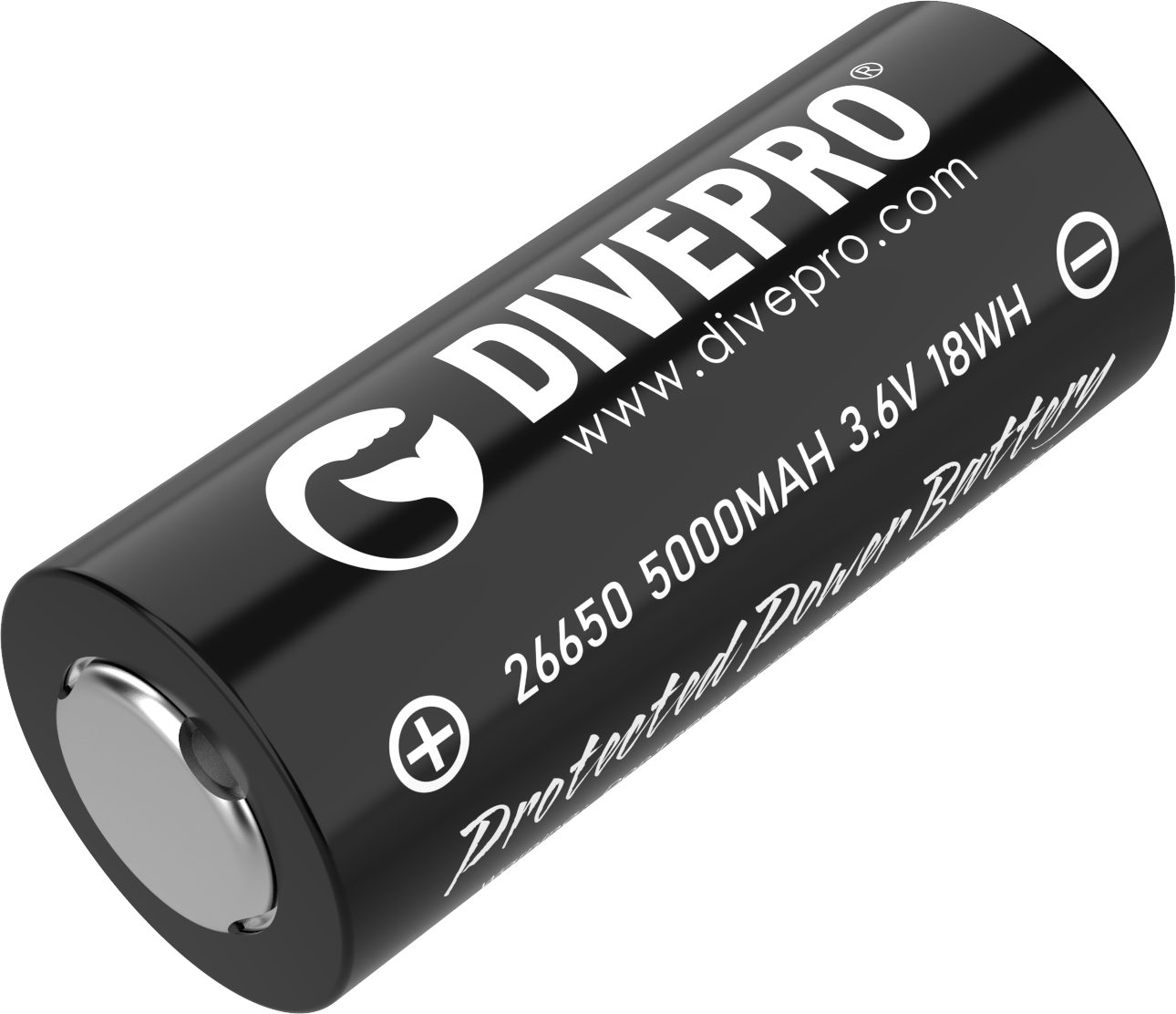 Divepro Standard 26650 5500maH battery (discharger about 3A)