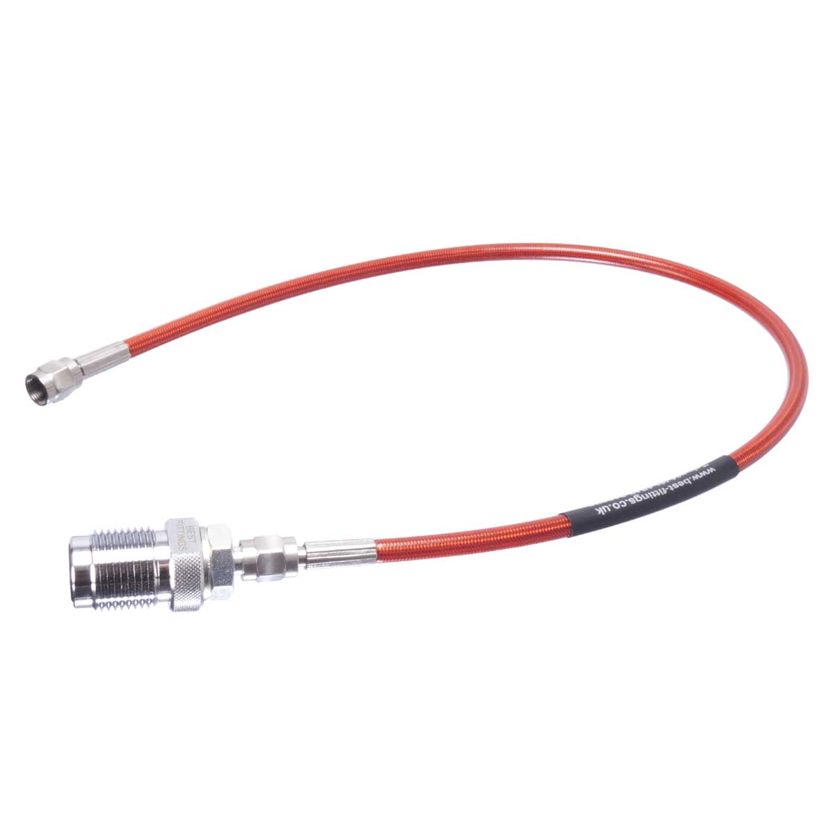 DIN Male fitted with Microbore / Ultima Hose