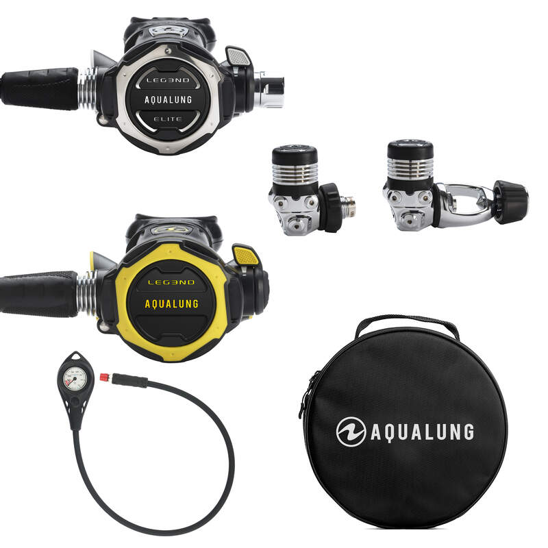 AQUALUNG PK LEG3ND ELITE + OCTO + SPG + BAG