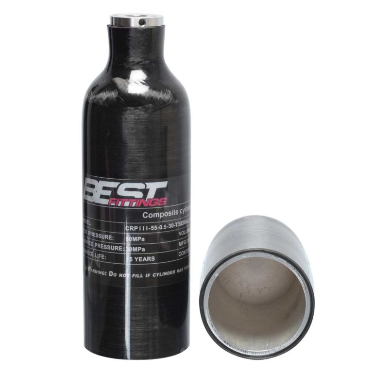 BSA R10, BSA R10 Regulated, Shrouded and R12 CLX SLX – Extra Capacity Aluminium and Carbon Fibre Buddy Bottles – No Stock Modifications Required!