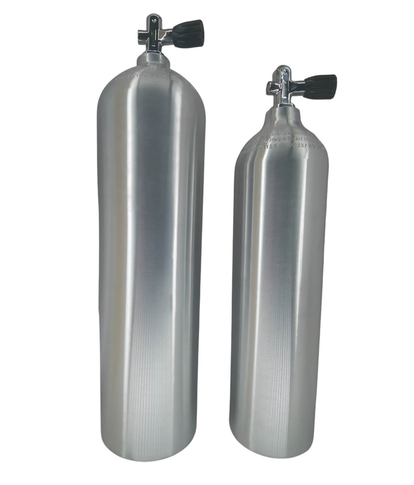 Scubatech 80cuft Brushed Aluminium Cylinder