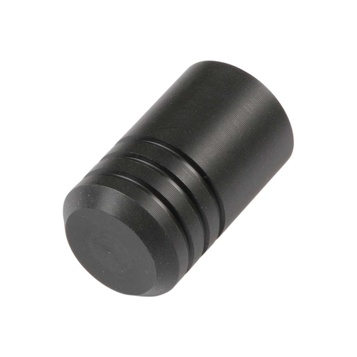 Quick Coupler Plug – Full Cover Cap, Black Delrin