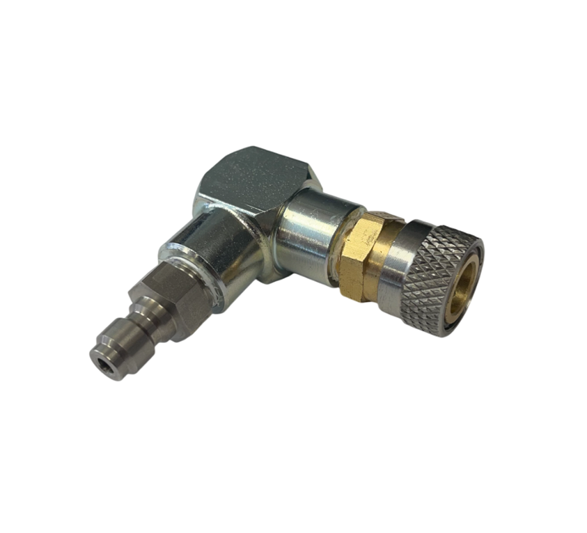 Compact Quick Coupler Elbow Assembly