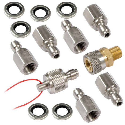 Quick Coupler Starter Kit + 4 Extra Quick Coupler Plugs.