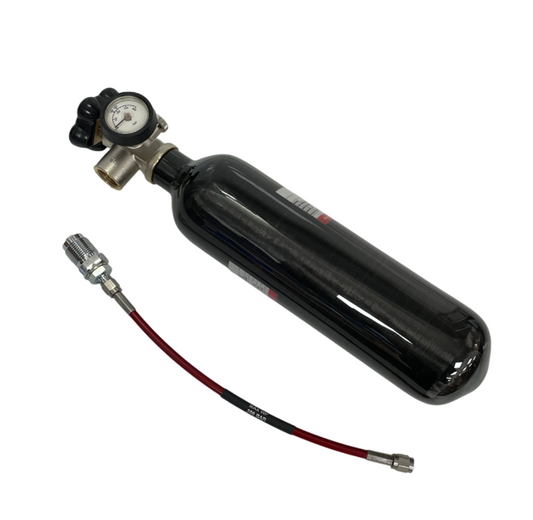 1.1 Ltr 300 BAR “Weekender” Carbon Fibre Airgun Charging Cylinder
