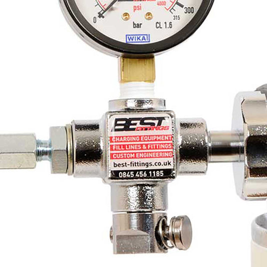 BEST Fittings Push Button Bleed Valve Upgrades for MDE Valves and Charging Kits