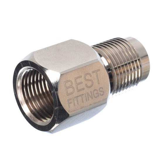 200/300 DIN Male to Female U.K. Bullnose Adaptor