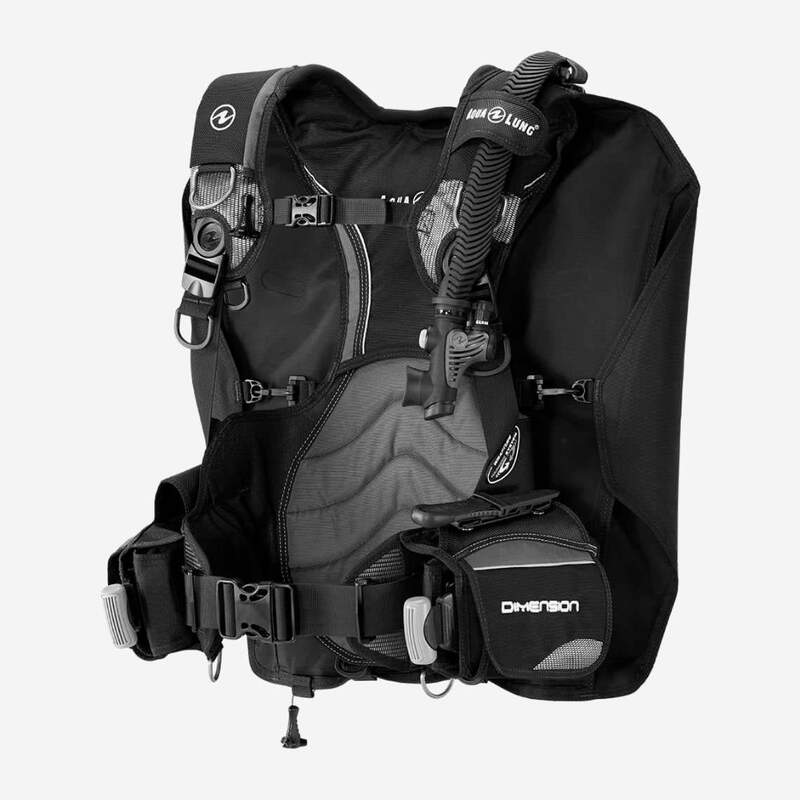 AQUALUNG BCD DIMENSION