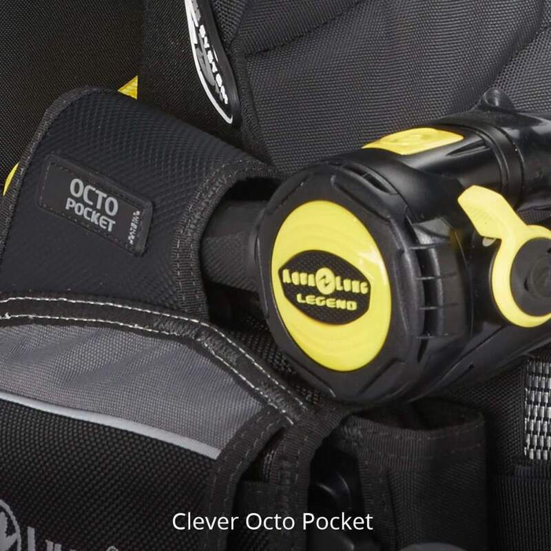 AQUALUNG BCD DIMENSION