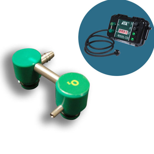 Analox ATA flow adaptor. NSN: 6630-99-312-4515