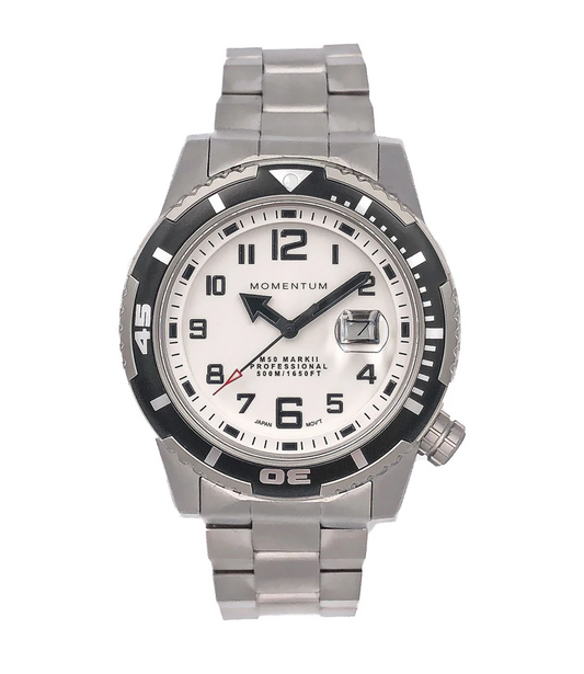 Momentum M50 MARK II, SS, SAPPHIRE, LRG, LUMINOUS, STEEL BRACELET